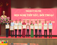 Hà Nội: Bí thư Thành ủy Đinh Tiến Dũng đối thoại với đại biểu Mặt trận Tổ quốc các cấp